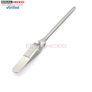 คีมจับเนื้อเยื่อแบบตรง ขนาด 3.5 นิ้ว ทำจากสแตนเลส สำหรับการผ่าตัดด้วยมือ ใช้ในทางการแพทย์และสัตวแพทย์ อุปกรณ์ทนทาน ได้รับมาตรฐาน CE - Product Image 4