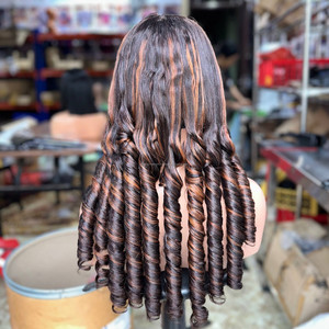 Perruques Lace Front Vietnamiennes les plus vendues, en cheveux humains bruts, densité 200%, bouclées, lisses et rebondissantes, haute qualité - Product Image 2