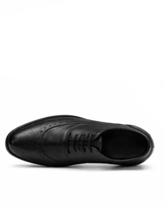 Chaussures habillées Oxford personnalisées pour hommes, élégantes, antidérapantes, en cuir véritable et PU, souples et confortables, à lacets - Product Image 4