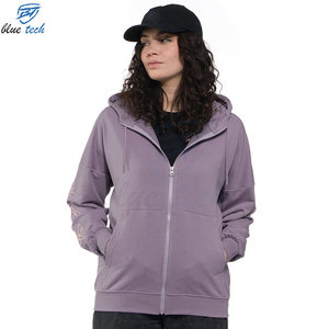 High Quality Women Winter Hoodie Custom Logo Print Cotton Fleece Eco-Friendly Casual Streetwear OEM Service - Product Image 3