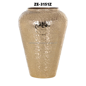 ZAHID EXPORTS Coastal Iron <b>Tabletop</b> Flower Vase Minimal Neutral Finish Simple Home Accent Bulk Export Premium Artisan Crafted - Product Image 2