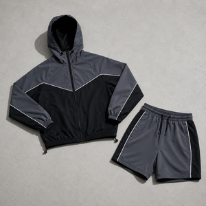 Veste coupe-vent unisexe personnalisée à capuche pour l'hiver, style streetwear, avec poignets élastiques, légère, en polyester, pour les marques sportives américaines - Product Image 5