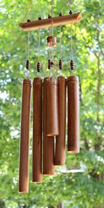 Carillons à vent thérapeutiques en bambou pour la pleine conscience et la décoration de studio de yoga – Résonance naturelle et guérison sonore – Macy - Product Image 4