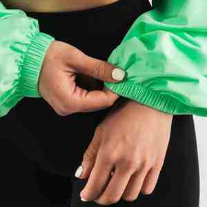 Chaqueta Corta Ligera con Capucha y Cierre para Mujer, Estilo Casual, Cortavientos, para Senderismo y Deportes al Aire Libre, Nueva Colección 2026 - Product Image 5
