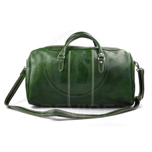 Trendy Design Genuine <b>Leather</b> Duffle <b>Bags</b> for Gym & Travel-Modern Style Premium Look 30-40L Capacity Lightweight & Eco-Friendly - Product Image 6