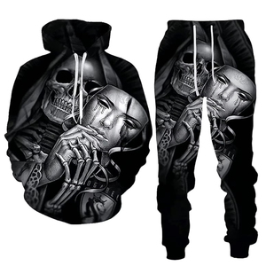 Nouvel ensemble de survêtement unisexe en coton pour homme, design sublimé, tendance, fabrication professionnelle - Product Image 2