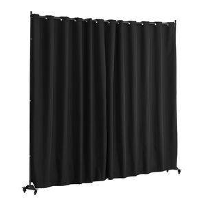 Portable Freestanding Room Divider Wheels Curtain Divider Stand Privacy <b>Screen</b> for Office Home <b>Screen</b> Room Dividers Product - Product Image 6