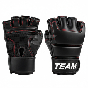Guantes de boxeo MMA al por mayor de cuero PU con logo personalizado, guantes de entrenamiento MMA para kickboxing y fitness - Product Image 3