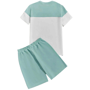 Conjunto de camiseta y pantalones cortos de gimnasio para hombre, de secado rápido, para entrenamiento deportivo, fabricante OEM. - Product Image 2