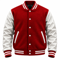Veste bomber universitaire en cuir véritable pour homme, style baseball, avec doublure matelassée tendance, patchs chenille personnalisés, respirante