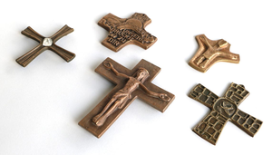 Décoration murale vintage en métal, croix chrétienne, pendentif religieux, décoration rustique pour la maison, l'église, la salle de prière - Product Image 3