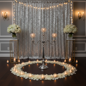 Offre d'usine : Nouveau design de chandelier en métal fait main à 3 bras, finition élégante avec cristaux, porte-bougies à pilier et à bougies chauffe-plat - Product Image 3