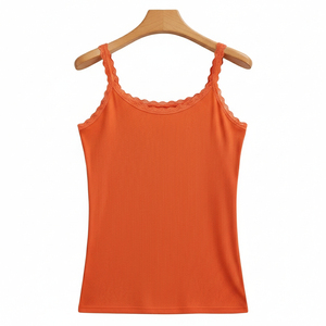 Débardeur uni tendance pour femme, haut court de sport et fitness - Product Image 5