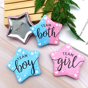 Insigne de bouton Logo personnalisé insigne de forme ronde insigne de bouton avec épingle de sûreté - Product Image 3