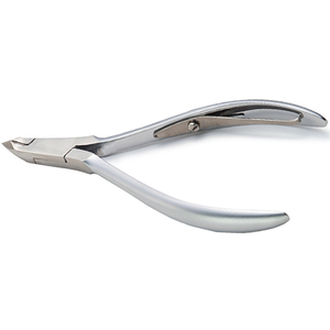 Pince à cuticules professionnelle multicolore en titane, courbée, pour pédicure et manucure, coupe-ongles à ressort en acier inoxydable - Product Image 6