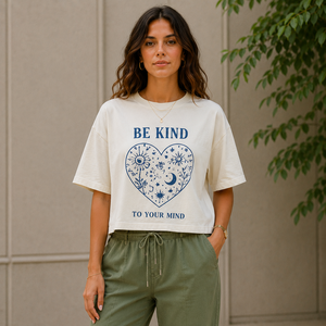 T-shirt en coton pour femme, coupe ample, absorbant l'humidité, style décontracté estival, streetwear - Product Image 1
