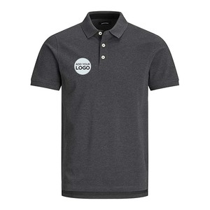 Camiseta Polo Personalizada con Logotipo Bordado para Hombre, Informal, de Poliéster - Product Image 1
