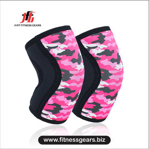 Knee Sleeve <b>Pink</b> Camouflage Elastic Support Women Compression Protection - Product Image 1