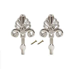 Crochet mural en aluminium robuste, écologique, de luxe, personnalisable, pour bijoux, vêtements, armoire, salle de bain, cuisine - Antirouille, à fixation murale - Product Image 5