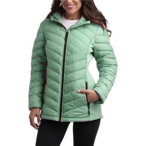 OEM Manufacturer Hot Selling Thick <b>Coats</b> <b>for</b> <b>Women</b> Winter <b>Women's</b> Warm Down Jacket Zippered Trench <b>Coat</b> - Product Image 4