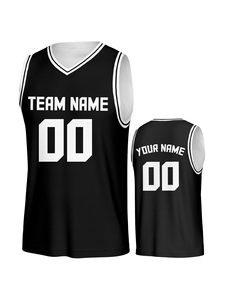 Custom <b>Basketball</b> <b>Jersey</b> Black Personalized Printed Your Own Name Number Men/Women/<b>Kids</b> Quick Dry Sleeveless <b>Jersey</b> - Product Image 3