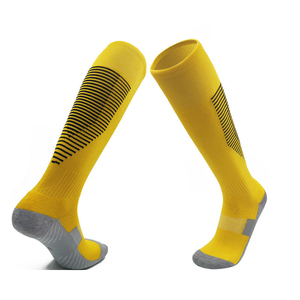 Knee High Football <b>Socks</b> Green Striped Breathable Spandex <b>Polyester</b> Adults Soccer Sports <b>Socks</b> Summer Regular Style Soccer <b>Socks</b> - Product Image 4