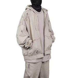 Sweat à capuche oversize vintage délavé à l'acide 460 GSM coupe classique homme femme hiver streetwear numérique décontracté pull à capuche mode - Product Image 4