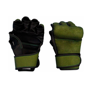 High Performance Custom Logo PU Leather MMA Sanda Gloves Non-Slip Lightweight for Closure Professional Training Grappling - Product Image 1