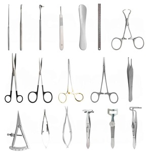 Farhan Products & Co, ensemble de 10 instruments de blepharoplastie C-ENT, acier inoxydable, réutilisables et stérilisables, certifiés CE ISO - Product Image 1