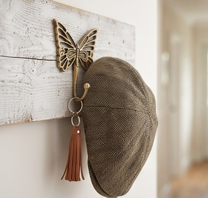 Handcrafted Butterfly Metal Wall <b>Hooks</b> Stylish Design Perfect For Home Decoration And Storage Organization Modern Wall Accent - Product Image 5