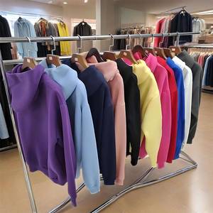 Sudadera con capucha de algodón de peso pesado de gran tamaño con logotipo personalizado sudadera unisex fabricante OEM para moda urbana - Product Image 4