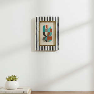 Cadre photo vintage en MDF fait main avec incrustation, 5x7 et 8x10, pour installation sur table, décoration de luxe pour la maison, cadeau - Product Image 4