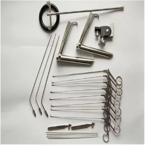 Set de Laringoscopio Médico con Pedestal, Instrumentos para Microcirugía Laríngea, Kit de Herramientas Quirúrgicas Ortopédicas, Manual, Reutilizable, Alemán - Product Image 5