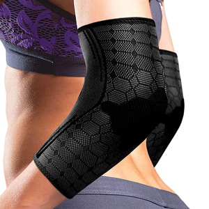 Manchon de sport élastique pour coude, avec coussinet de protection épais, unisexe adulte, en néoprène, protège-bras respirant anti-collision - Product Image 4