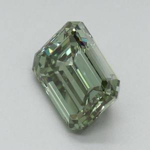 Diamant vert vif fantaisie taille émeraude cultivé en laboratoire, certifié IGI, diamant vert non monté pour bague de fiançailles personnalisée 1-5 carats VVS VS - Product Image 6
