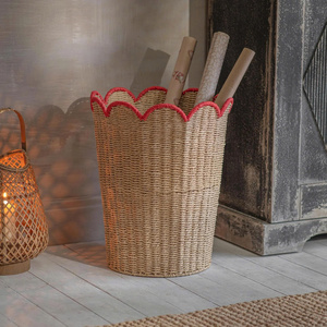 Kids <b>Storage</b> <b>Basket</b> for <b>Toys</b> Children Nursery Organizer <b>Basket</b> Baby Room Decorative Laundry <b>Basket</b> OEM ODM Natural Woven - Product Image 4