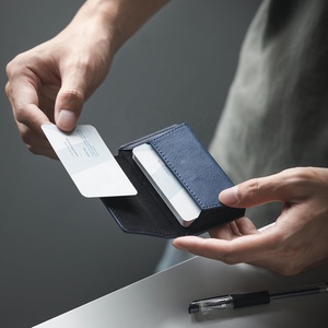 TILONSTAR TNC106 Best Quality Gifts Magnetic Slim <b>Card</b> Case Wallet <b>Holder</b> Pocket Organizer Leather Name Business <b>Card</b> <b>Holder</b> - Product Image 2