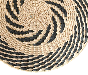 Adhesivo de pared bohemio de jacinto de agua para cafetería, cesta colgante de cuerda de Vietnam - Product Image 2