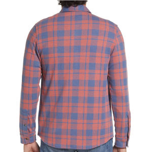 Custom Logo Mens Flannel <b>Shirt</b> Wholesale Soft Cotton Polyester <b>Plaid</b> Long Sleeve Casual Button Up Breathable - Product Image 4