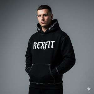 เสื้อฮู้ดซิป Rexfit Trending Fashion Factory สีน้ำตาล ลุควินเทจฟอกสี  ผ้าฟลีซ สไตล์สตรีทแวร์สำหรับผู้ชาย - Product Image 6