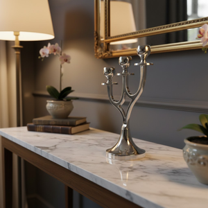 ที่วางเทียนอลูมิเนียม 3 ชั้น รุ่น VIC-14180 |   เชิงเทียนโลหะทันสมัยสำหรับตกแต่งบ้าน งานแต่งงาน ขายส่งจำนวนมาก ผู้จัดจำหน่ายส่งออก - Product Image 2