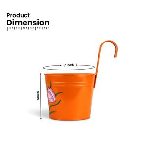 Jardinière, Pot de fleurs, Jardinière suspendue, Pot de balcon, Pot de plantes, Support de jardinière - Product Image 2