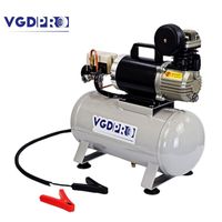 24V DC Offroad Route Aider Réparation De Pneus De Camion Heavy Duty Huile Moins Piston Mini Pompe À Air Compresseur D'air Machine avec 12 litre réservoir