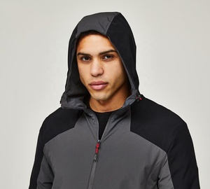Chaqueta de Invierno para Hombre, Impermeable, Cortavientos, Estilo Urbano, con Capucha, Cierre de Cremallera, Ligera, para Exteriores, con Bordado - Product Image 5