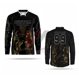 Camiseta de Paintball Personalizada, Tejido Ligero y Transpirable con Impresión de Logotipo Sublimado, Diseño de Manga Larga, Material de Secado Rápido - Product Image 1