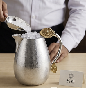 Elegant Durable Copper Water Jug Luxury Hammered Design Metal Water Pitcher for Home and Restaurants Best Price - Product Image 2