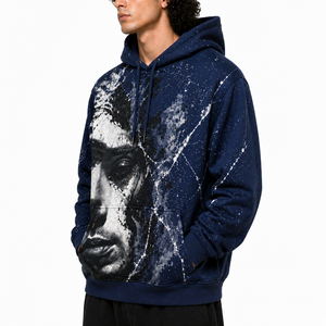 Best Selling High Quality Men's Winter Solid Fleece <b>Sublimation</b> <b>Hoodie</b> with Customizable Options for Adults - Product Image 1