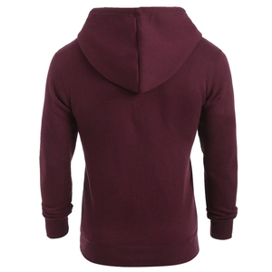 Sweat à capuche zippé décontracté pour homme, en molleton surdimensionné, coton délavé, hiver, écoresponsable, grandes tailles, streetwear, OEM - Product Image 3
