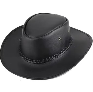 Chapeau de cowboy en cuir unisexe Proventure Industry PI-LCH-122, style western, pour sports de plein air, décontracté, à large bord, quatre saisons, pour adulte, vente en gros - Product Image 4