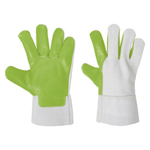 Gants de sécurité haute performance pour soudage TIG, construction robuste avec coutures renforcées, en cuir de mouton et croûte de vache, certifiés CE - Product Image 4